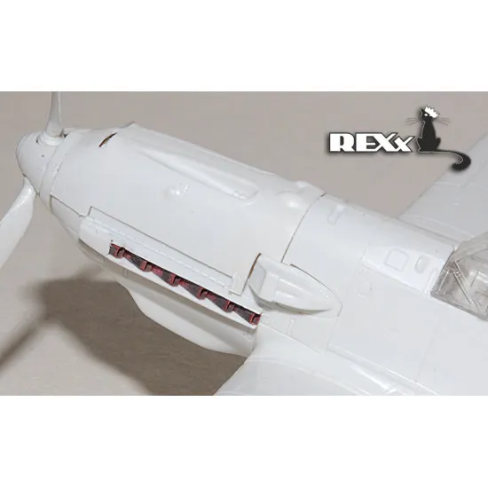 Exhaust Pipes for Bf 109E Airplane univers. 1/72 REXx 72018 Branch Pipes