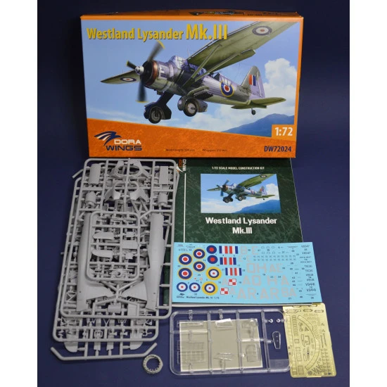 Dora Wings 72024 - 1/72 - Westland Lysander Mk.III . Scale model kit