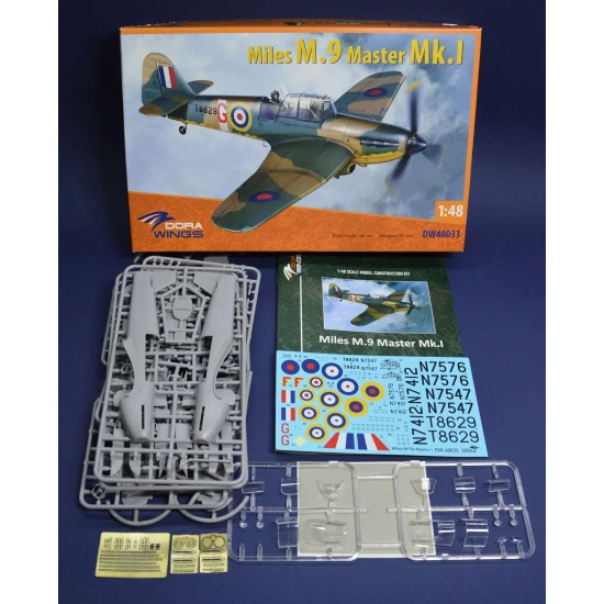 Dora Wings 48033 - 1/48 - Miles M.9 Master Mk.I. Scale military aircraft 150 pcs