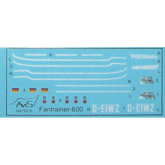AVIS AV72016 - 1/72 - RFB FANTRAINER 600 TRAINING AIRCRAFT MODEL KIT