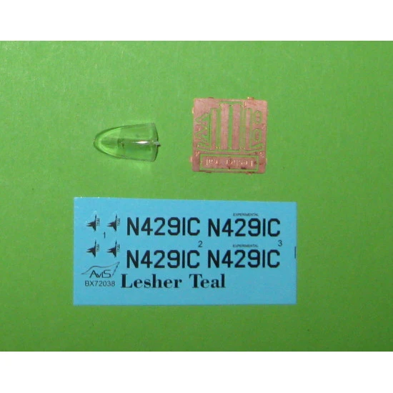 AVIS AV72038 - 1/72 - EXPERIMENTAL AIRCRAFT LESHER TEAL PLASTIC MODEL KIT