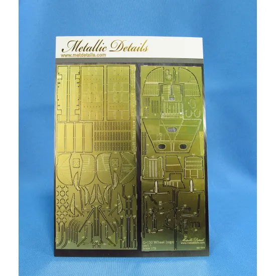 Metallic Details MD7219 - 1/72 - C-130. Wheel bays (Zvezda) scale model kit