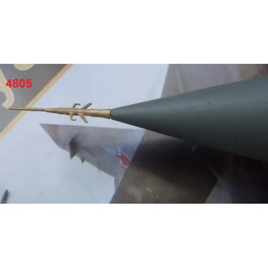 Katran 4805 - 1/48 MiG-31 Foxhound Pitot Tube for all (metal) for aircraft