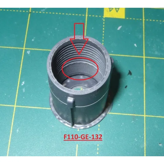 Katran 4834 - 1/48 F-16E/F Block 60 Desert Falcon, Exhaust Nozzles engine opened