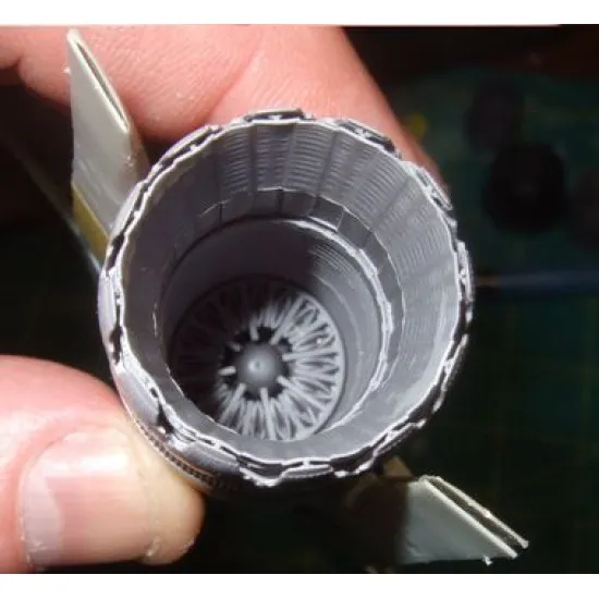 Katran 4834 - 1/48 F-16E/F Block 60 Desert Falcon, Exhaust Nozzles engine opened