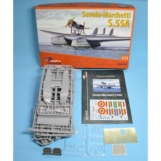 Dora Wings 72018 - 1/72 Savoia-Marchetti S.55A scale plastic model kit