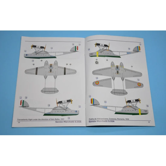 Dora Wings 72018 - 1/72 Savoia-Marchetti S.55A scale plastic model kit