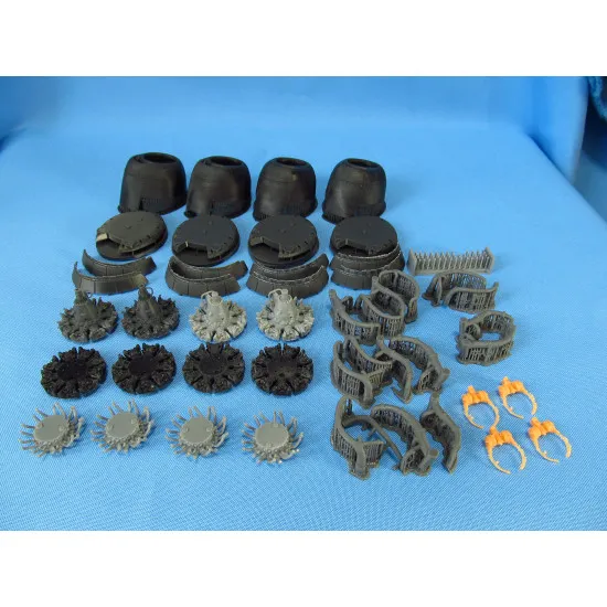 Metallic Details MDR48111 - 1/48 B-29. Engines with cowlings (Revell/Monogram)