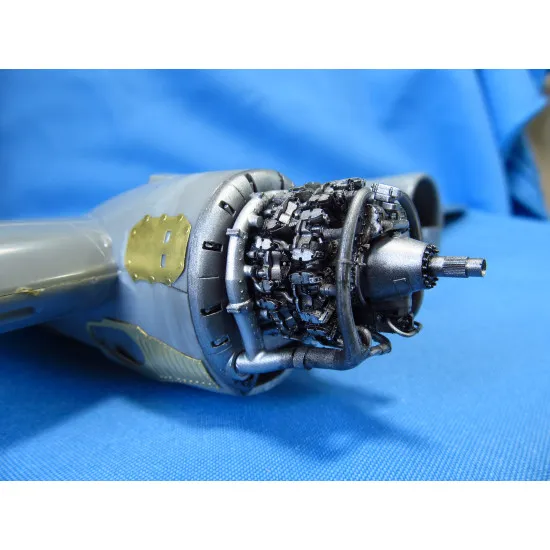 Metallic Details MDR48111 - 1/48 B-29. Engines with cowlings (Revell/Monogram)