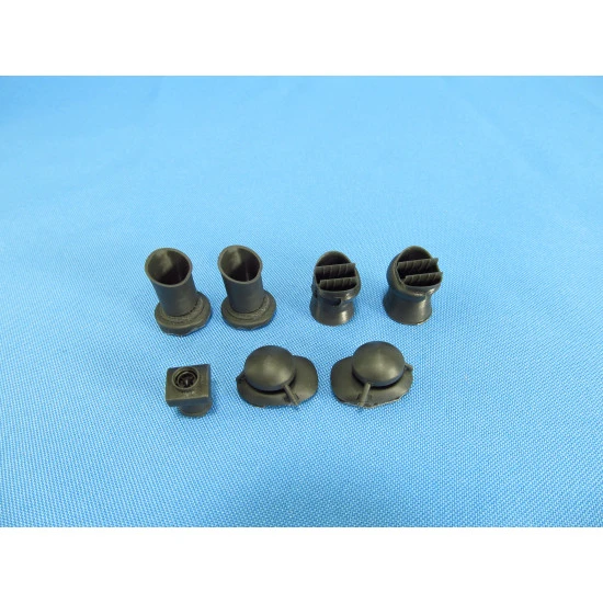 Metallic Details MDR48121 - 1/48 Ka-50 Air intakes, exhaust pipes Italeri/Revell