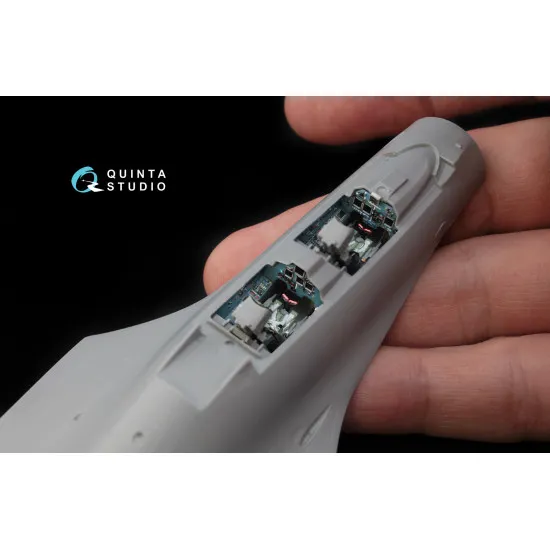 Quinta QD72012 - 1/72 3D-Printed & coloured Interior for Su-30SM Zvezda kit