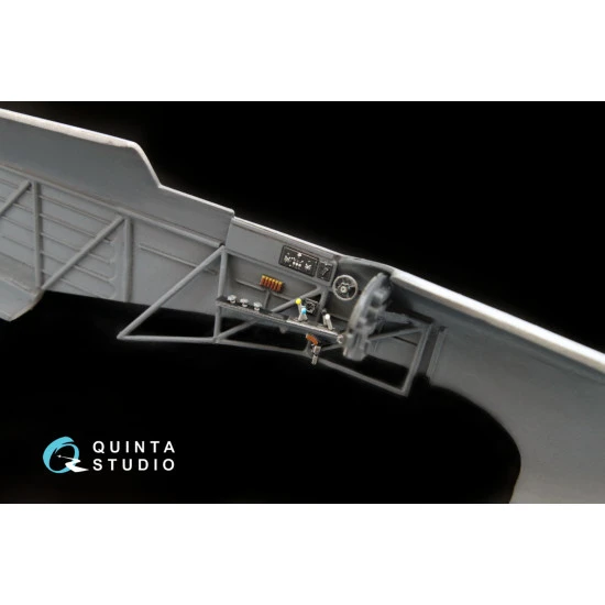 Quinta QD48002 - 1/48 3D-Printed coloured interior Yak-1 early for all kits