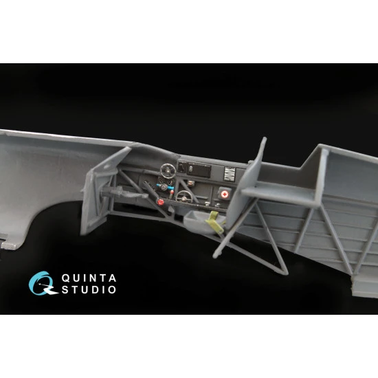 Quinta QD48002 - 1/48 3D-Printed coloured interior Yak-1 early for all kits