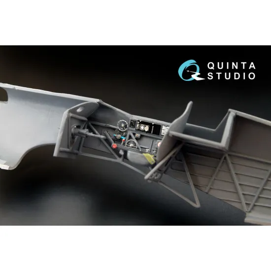 Quinta QD48003 - 1/48 3D-Printed coloured interior for Yak-1 mid.prod all kits