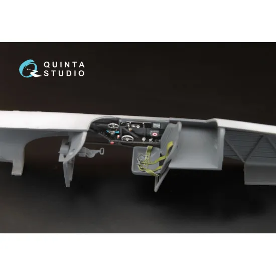 Quinta QD48003 - 1/48 3D-Printed coloured interior for Yak-1 mid.prod all kits