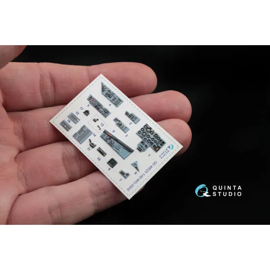 Quinta QD48025 - 1/48 3D-Printed interior for MiG-29 AS (GWH kit)