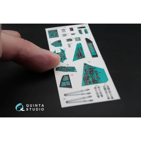 Quinta QD48026 - 1/48 3D-Printed interior for Mi-24V Hind Zvezda kit