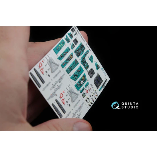 Quinta studio QD48028 - 1/48 3D-Printed interior for MiG-31BM (AMK)