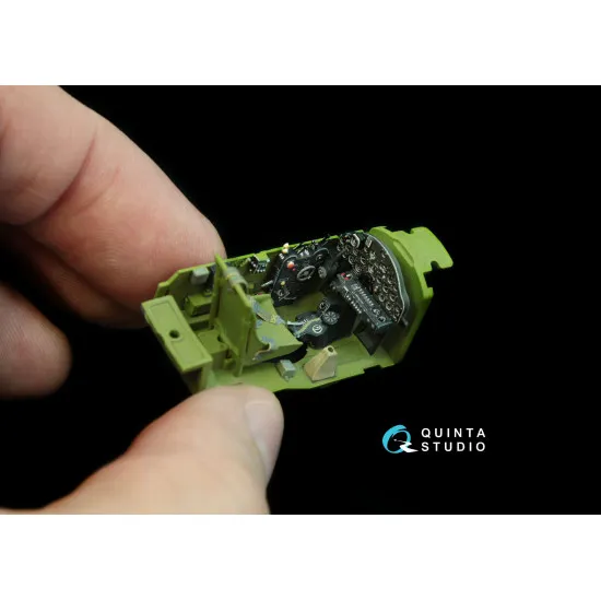 Quinta QD48031 - 1/48 3D-Printed & Coloured Interior for P-38F Tamiya Kit