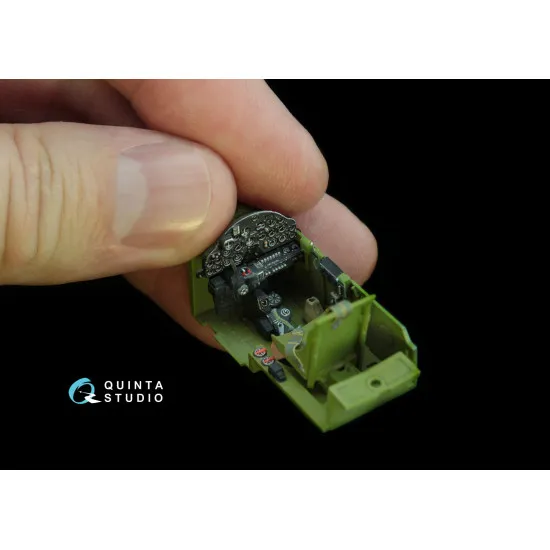 Quinta QD48031 - 1/48 3D-Printed & Coloured Interior for P-38F Tamiya Kit
