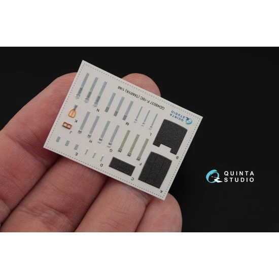 Quinta QD48037 - 1/48 3D-Printed & coloured interior for F-16 Tamiya kit