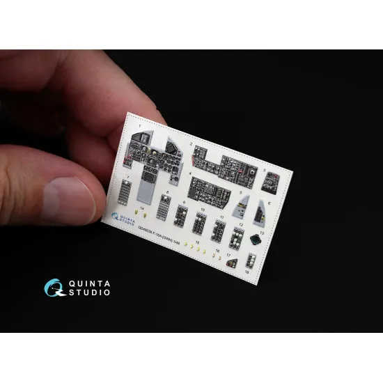 Quinta QD48038 - 1/48 3D-Printed & coloured interior for F-15A GWH kit