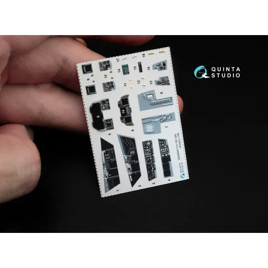 Quinta QD48040 - 1/48 3D-Printed interior for F/A-18 (late) (Kinetic)