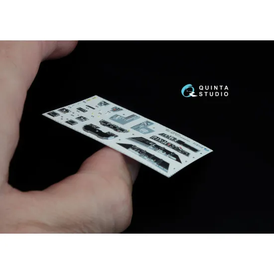 Quinta QD48040 - 1/48 3D-Printed interior for F/A-18 (late) (Kinetic)