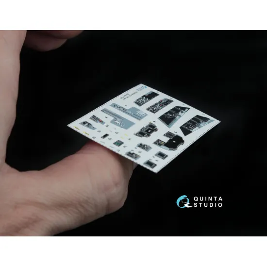 Quinta QD48040 - 1/48 3D-Printed interior for F/A-18 (late) (Kinetic)
