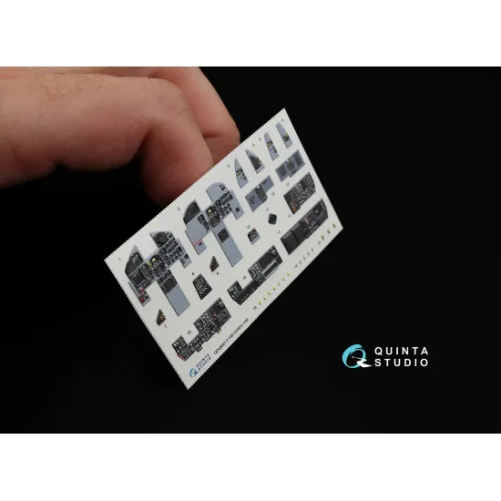 Quinta QD48041 - 1/48 3D-Printed & coloured interior for F-15D GWH kit