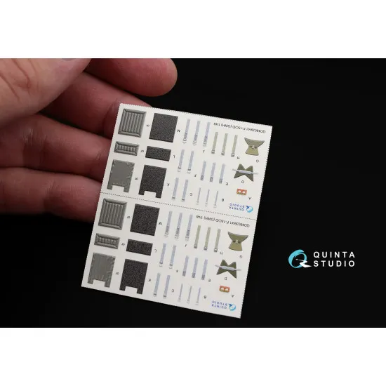 Quinta QD48041 - 1/48 3D-Printed & coloured interior for F-15D GWH kit