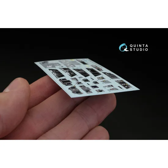 Quinta QD48051 - 1/48 3D-Printed interior for F/A-18F late / EA-18G (Hasegawa)