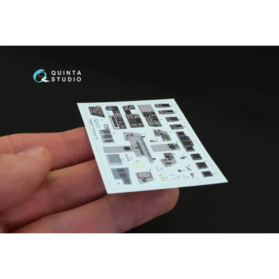 Quinta QD48052 - 1/48 3D-Printed interior for F-15E (for Revell kit) Quinta QD48052 - 1/48 3D-Printed interior for F-15E (for Revell kit)