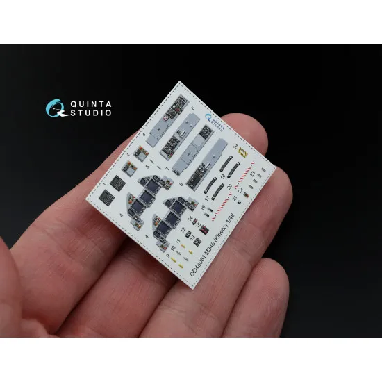Quinta QD48061 - 1/48 3D-Printed interior for M346 Master (Kinetic kit)