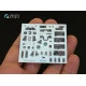 Quinta QD48070 - 3D-Printed Interior on decal paper for F-14D Tamiya Quinta QD48070 - 3D-Printed Interior on decal paper for F-14D Tamiya