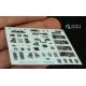 Quinta QD48070 - 3D-Printed Interior on decal paper for F-14D Tamiya Quinta QD48070 - 3D-Printed Interior on decal paper for F-14D Tamiya