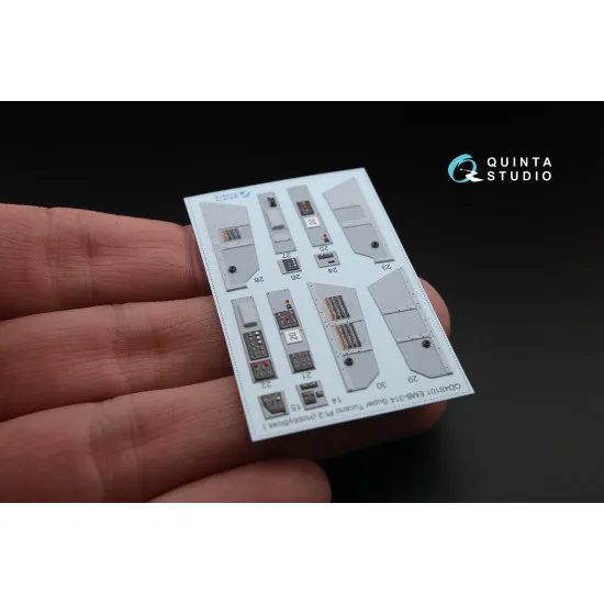 Quinta QD48101 - 1/48 3D-Printed interior for EMB-314 Super Tucano (HobbyBoss)