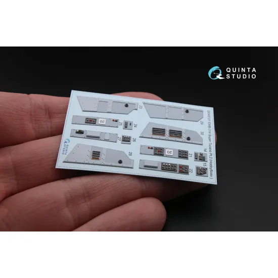 Quinta QD48101 - 1/48 3D-Printed interior for EMB-314 Super Tucano (HobbyBoss)