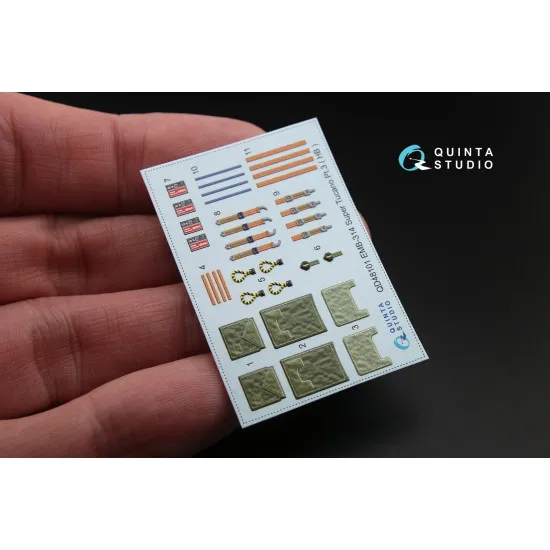 Quinta QD48101 - 1/48 3D-Printed interior for EMB-314 Super Tucano (HobbyBoss)