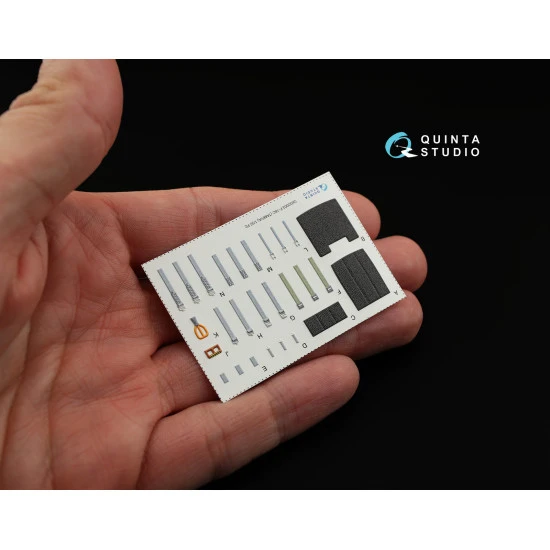 Quinta QD32003 - 1/32 3D-Printed coloured interior for F-16C Tamiya kit