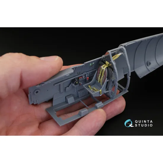 Quinta QD32019 - 1/32 3D-Printed coloured interior Spitfire Mk.VIII (Tamiya)