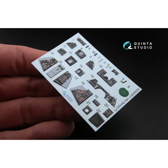 Quinta QD32032 - 1/32 3D-Printed coloured Interior for F-14A Tamiya kit