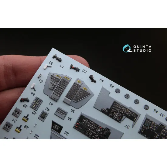 Quinta QD32032 - 1/32 3D-Printed coloured Interior for F-14A Tamiya kit