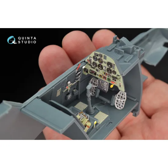 Quinta QD32047 - 1/32 3D-Printed interior for Bf 109E-1 (Eduard kit)