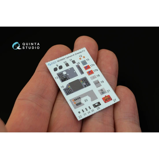 Quinta QD35005 - 1/35 3D Printed and Coloured Interior for MRAP Typhoon Family (Zvezda Kit)