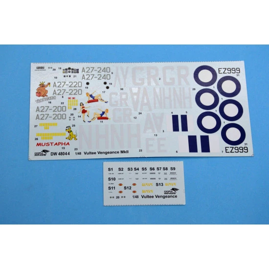 Dora Wings 48044 - 1/48 - Vultee Vengeance Mk.II, Military airplane kit