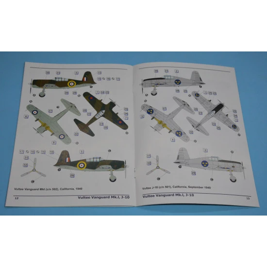 Dora Wings 48050 1/48 Vultee Vanguard Mk.I/J10 Military aircraft