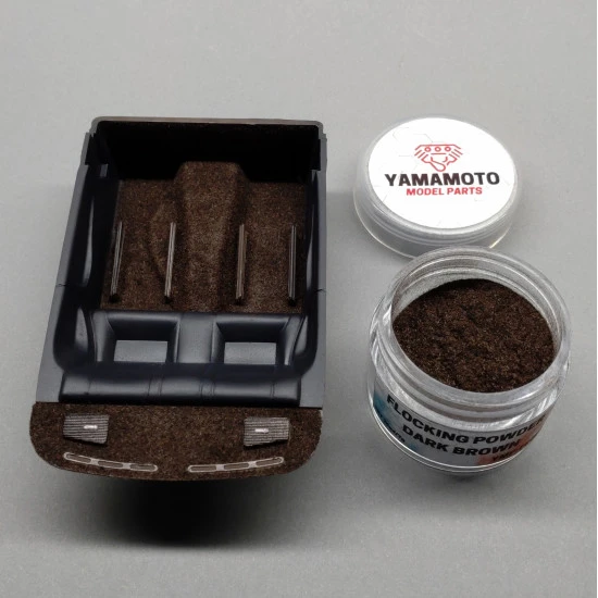 Yamamoto Ymp-fp007 Hi-quality Flocking Powder Dark Brown 25ml