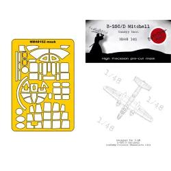 Dead Design Nm48162 1/48 Painting Canopy Mask B-25c/D Mitchell For Academy