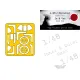 Dead Design Nm48319 1/48 Painting Canopy Mask A-1h/J Skyraider In And Out For Tamiya